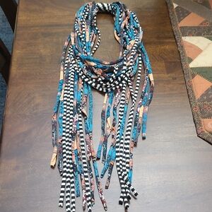 Multicolor Striped Women's Scarf